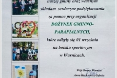 Weselny Eden podziękowanie